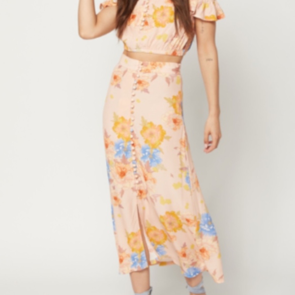 Flynn Skye Dresses & Skirts - Flynn Skye -- Sophia Skirt, Peony Dreams, XS, New